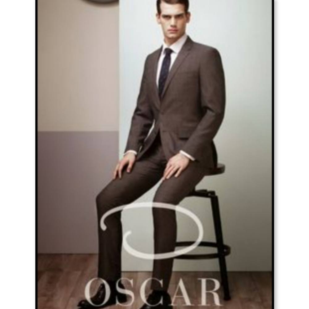 Oscar De La Renta wool suit jacket